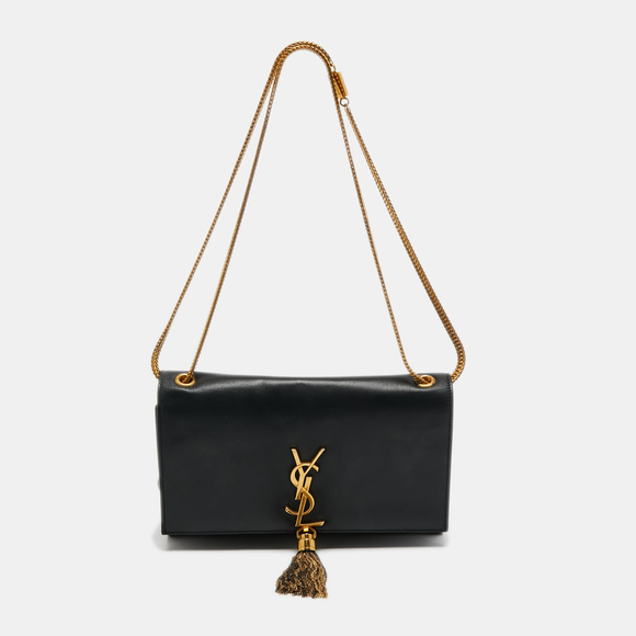 Yves Saint Laurent Bags Saint Laurent Black Leather Medium Kate
